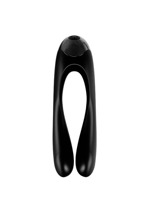SATISFYER - VIBRATEUR  DOIGTS CANDY CANE NOIR