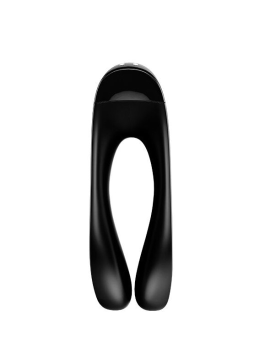 SATISFYER - VIBRATEUR  DOIGTS CANDY CANE NOIR