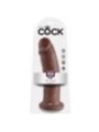 KING COCK - 10 GODEUE MARRON 25.4 CM
