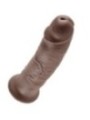 KING COCK - 10 GODEUE MARRON 25.4 CM