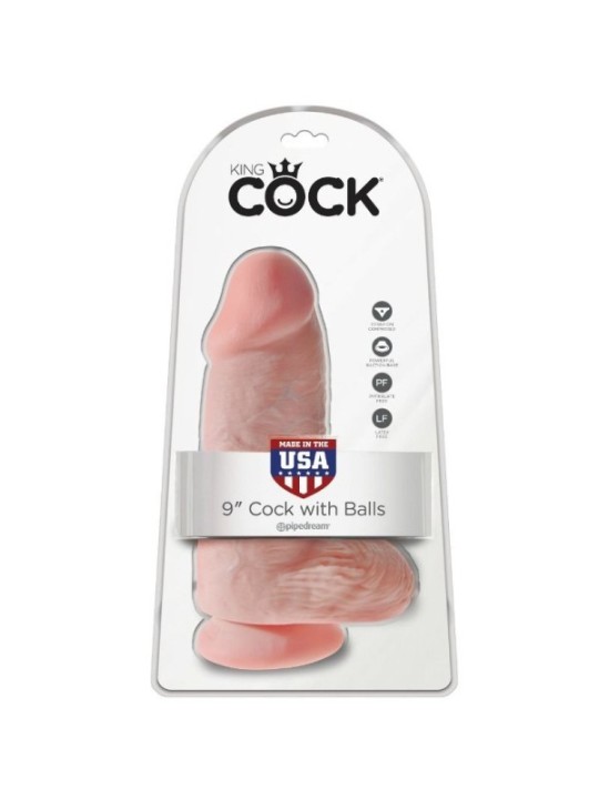 KING COCK - PÉNIS RÉALISTE CHUBBY 23 CM