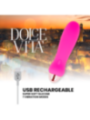 DOLCE VITA - VIBRATEUR RECHARGEABLE CINQ ROSE 7 VITESSES