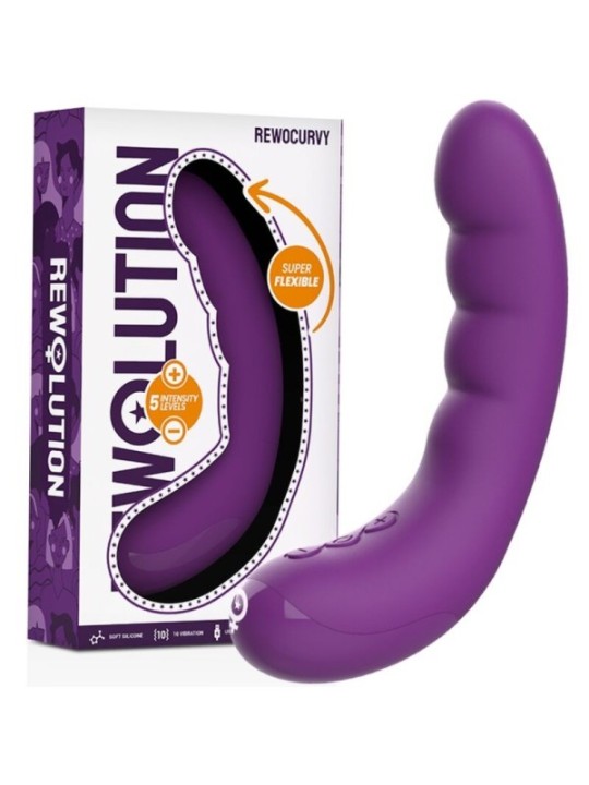 REWOLUTION - REWOCURVY VIBRATEUR FLEXIBLE RECHARGEABLE