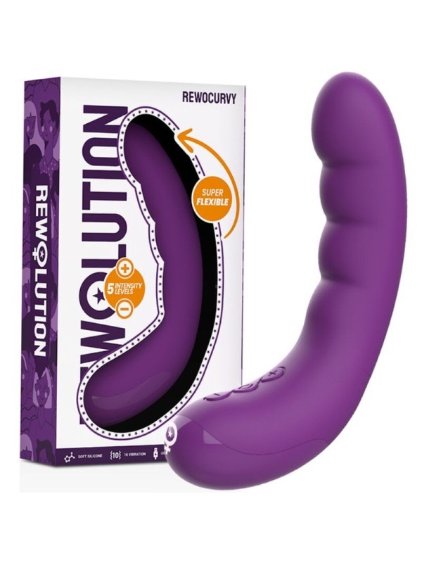 REWOLUTION - REWOCURVY VIBRATEUR FLEXIBLE RECHARGEABLE