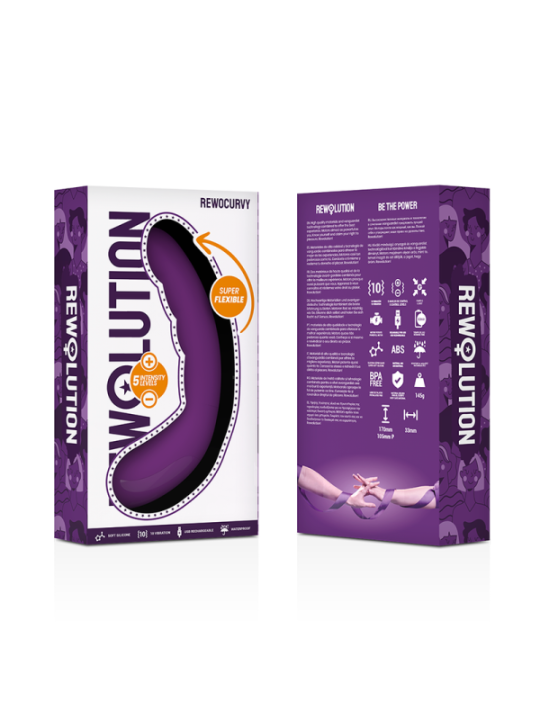 REWOLUTION - REWOCURVY VIBRATEUR FLEXIBLE RECHARGEABLE