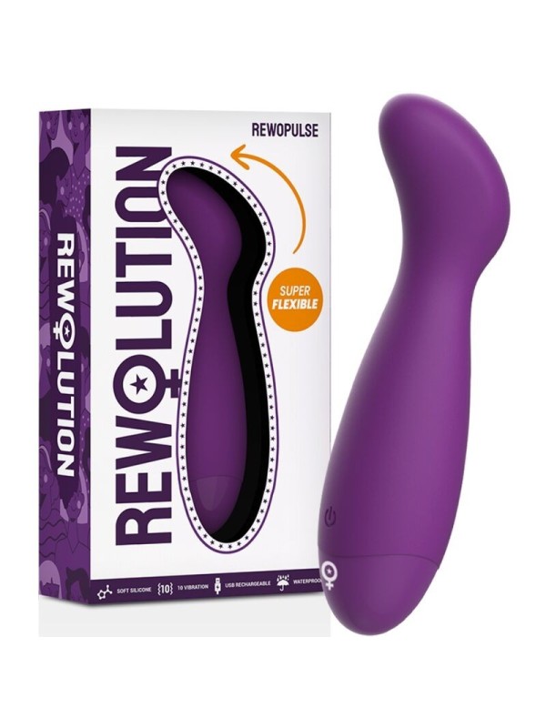 REWOLUTION - REWOPULSE VIBRATEUR FLEXIBLE STIMULATEUR DE POINT G