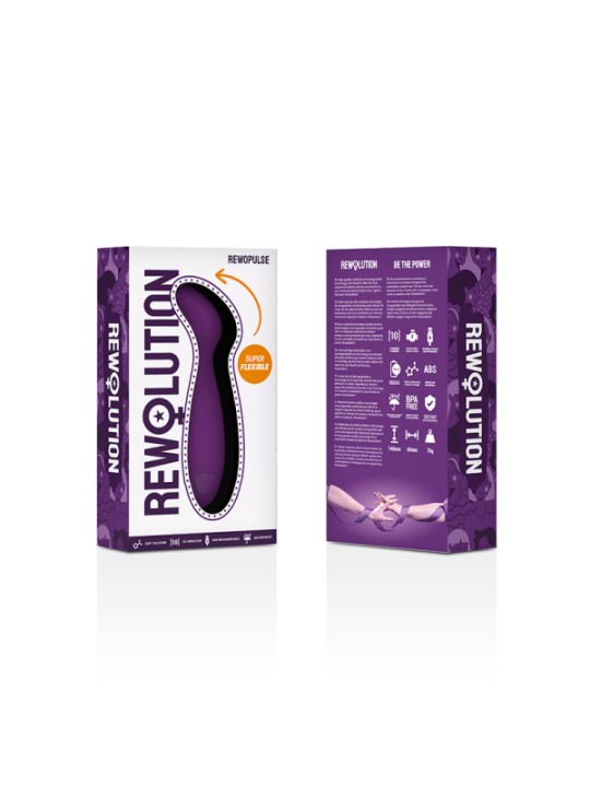 REWOLUTION - REWOPULSE VIBRATEUR FLEXIBLE STIMULATEUR DE POINT G