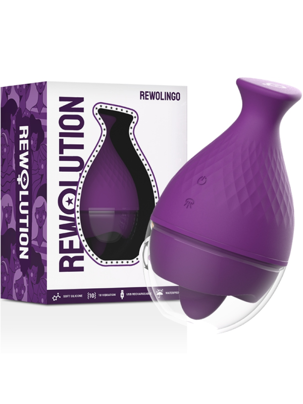 REWOLUTION - REWOLINGO VIBRATEUR AVEC LANGUE