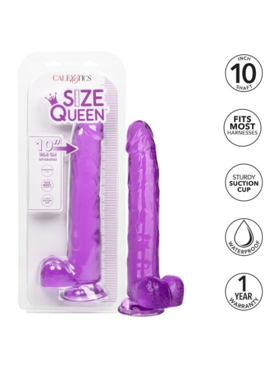 CALEXOTICS - GODE REINE TAILLE VIOLET 25.5 CM