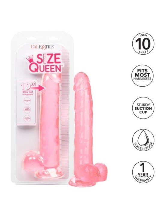 CALEXOTICS - GODE REINE TAILLE ROSE 25.5 CM