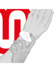 WATCHME - MONTRE À TECHNOLOGIE SANS FIL BLANCHE