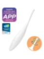 SATISFYER - VIBRATEUR  POINTE DE CLIT TWIRLING JOY BLANC