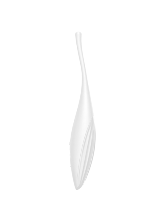 SATISFYER - VIBRATEUR  POINTE DE CLIT TWIRLING JOY BLANC
