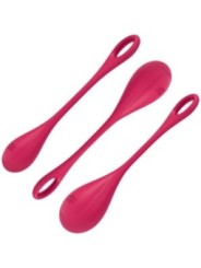 SATISFYER - ENSEMBLE ENTRAÎNEMENT YONI POWER 1 ROUGE