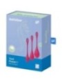 SATISFYER - ENSEMBLE ENTRAÎNEMENT YONI POWER 1 ROUGE