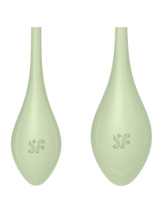 SATISFYER - ENSEMBLE ENTRAÎNEMENT YONI POWER 2 VERT