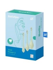 SATISFYER - ENSEMBLE ENTRAÎNEMENT YONI POWER 2 VERT