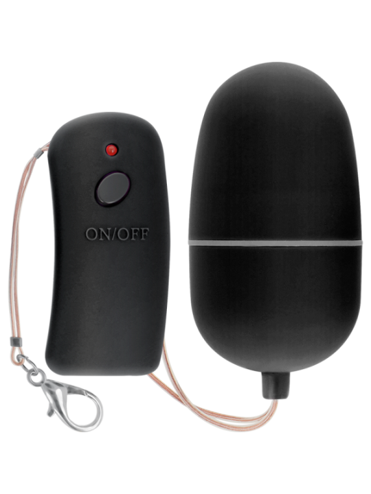 ONLINE - OEUF VIBRANT AVEC TÉLÉCOMMANDE NOIRE