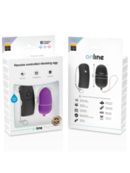 ONLINE - OEUF VIBRANT AVEC TÉLÉCOMMANDE LILAS
