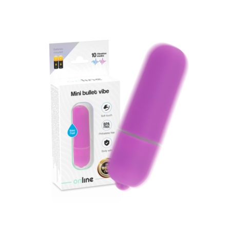 ONLINE - MINI BALLE VIBRANTE LILAS