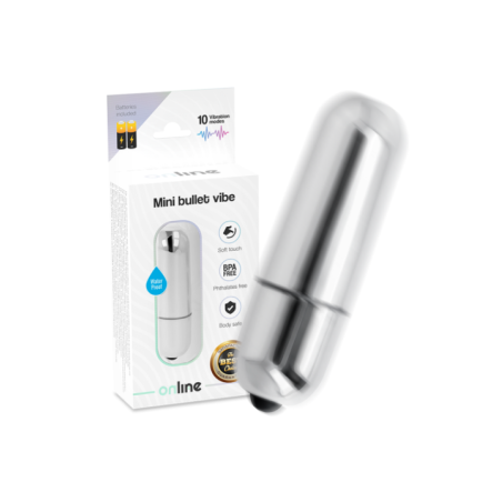 ONLINE - MINI BALLE VIBRANTE ARGENT