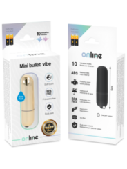 ONLINE - MINI BALLE VIBRANTE DORÉE