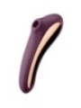 SATISFYER - VIBRATEUR DUAL KISS AIR PULSE VIN ROUGE