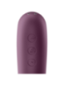 SATISFYER - VIBRATEUR DUAL KISS AIR PULSE VIN ROUGE