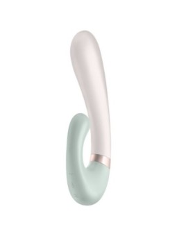 SATISFYER - APPLICATION HEAT WAVE VIBRATEUR BLANC