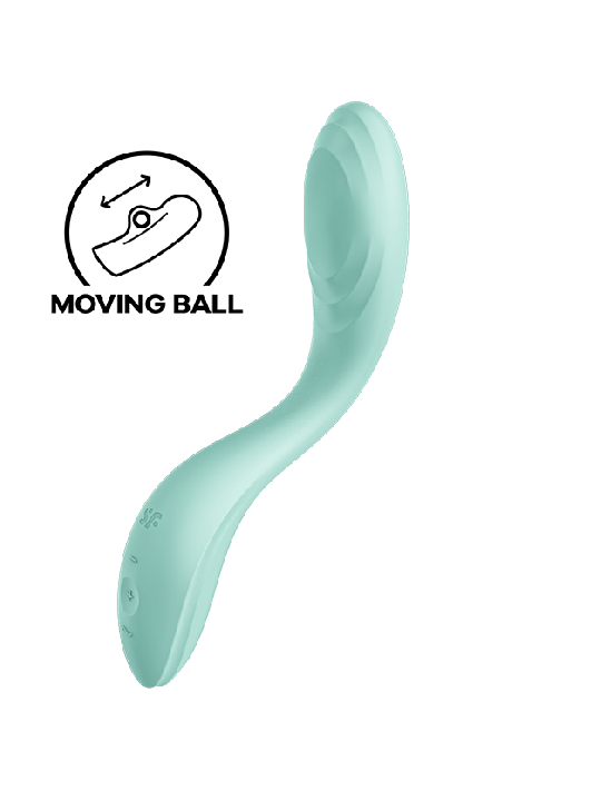 SATISFYER - VIBRATEUR SPOT G RRROLLING PLEASURE VERT