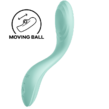 SATISFYER - VIBRATEUR SPOT G RRROLLING PLEASURE VERT