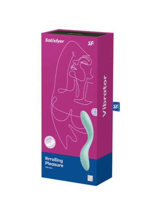 SATISFYER - VIBRATEUR SPOT G RRROLLING PLEASURE VERT
