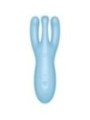 SATISFYER - APPLICATION VIBRATEUR THREESOME 4 BLEU