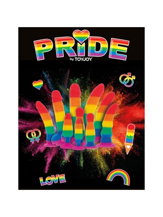 PRIDE - DILDO DRAPEAU LGBT 15 CM