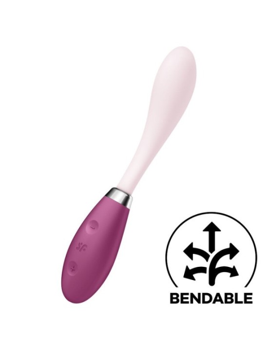 SATISFYER - VIBRATEUR MULTI G-SPOT FLEX 3 ROUGE