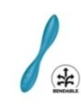SATISFYER - VIBRATEUR MULTI G-SPOT FLEX 1 BLEU
