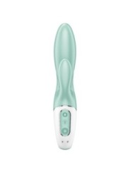 SATISFYER - AIR PUMP BUNNY 5+ APPLICATION GONFLABLE LAPIN VIBRATEUR VERT