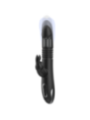 BLACK&SILVER - KENJI VIBROMASSEUR RABBIT UP & DOWN + TÉLÉCOMMANDE WATCHME