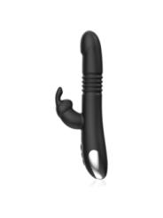 BLACK&SILVER - KENJI VIBROMASSEUR RABBIT UP & DOWN + TÉLÉCOMMANDE WATCHME