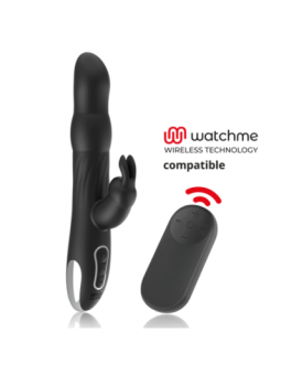 BRILLY GLAM - MOEBIUS VIBROMASSEUR RABBIT ET ROTATIF + TÉLÉCOMMANDE WATCHME