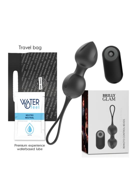 BRILLY GLAM - PERLES DE KEGEL VIBRANTES TÉLÉCOMMANDE