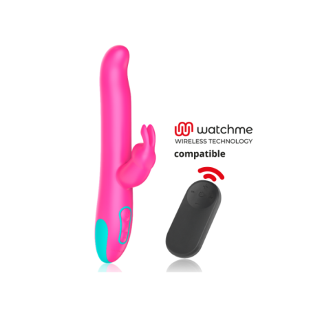 HAPPY LOKY - PLUTO VIBROMASSEUR RABBIT ET ROTATIF + TÉLÉCOMMANDE WATCHME