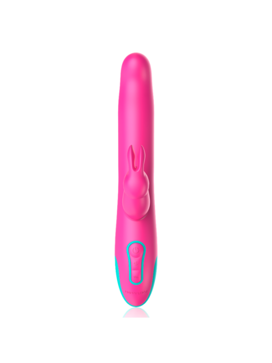 HAPPY LOKY - PLUTO VIBROMASSEUR RABBIT ET ROTATIF + TÉLÉCOMMANDE WATCHME