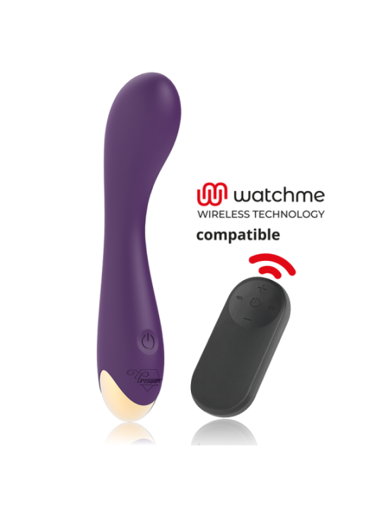 TREASURE - HANSEL VIBROMASSEUR POINT G + TÉLÉCOMMANDE WATCHME