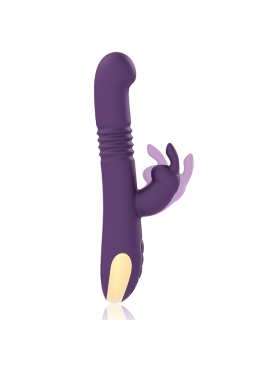 TREASURE - BASTIAN VIBROMASSEUR RABBIT UP & DOWN ROTATIF ET VIBRANT + TÉLÉCOMMANDE WATCHME