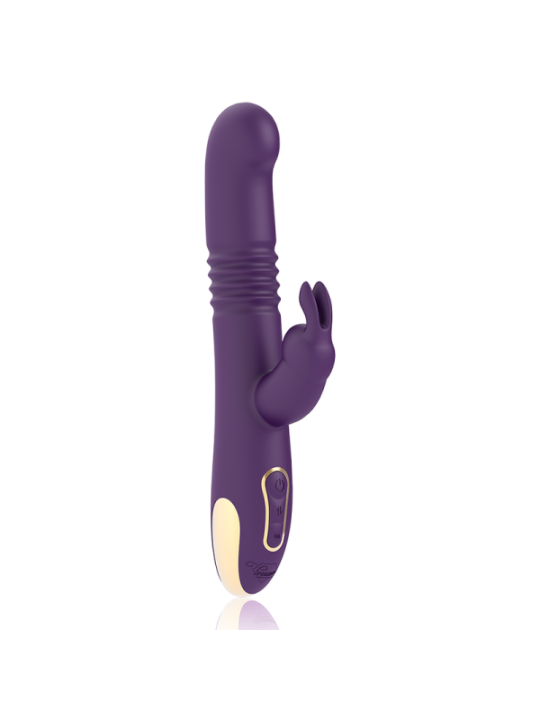 TREASURE - BASTIAN VIBROMASSEUR RABBIT UP & DOWN ROTATIF ET VIBRANT + TÉLÉCOMMANDE WATCHME