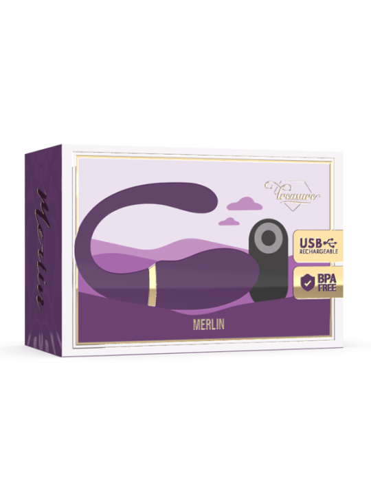 TREASURE - MERLIN DOUBLE COUPLE VIBRATEUR TÉLÉCOMMANDE