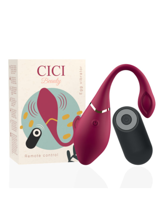 CICI BEAUTY - PREMIUM SILICONE EGG VIBRATEUR TÉLÉCOMMANDE