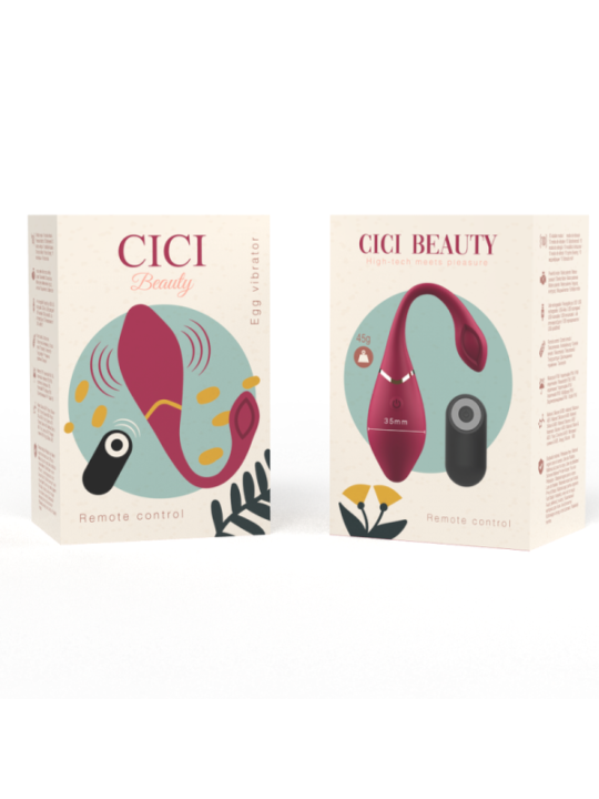 CICI BEAUTY - PREMIUM SILICONE EGG VIBRATEUR TÉLÉCOMMANDE