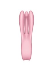 SATISFYER - VIBRATEUR THREESOME 1 ROSE